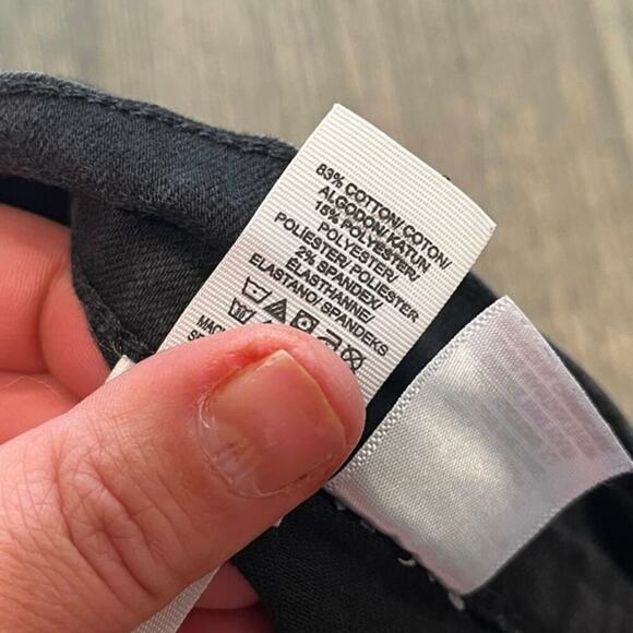 Lucky Brand Easy Rider Bootcut Jeans High Rise Denim Stretch Black Size 4/27 - Picture 9 of 12